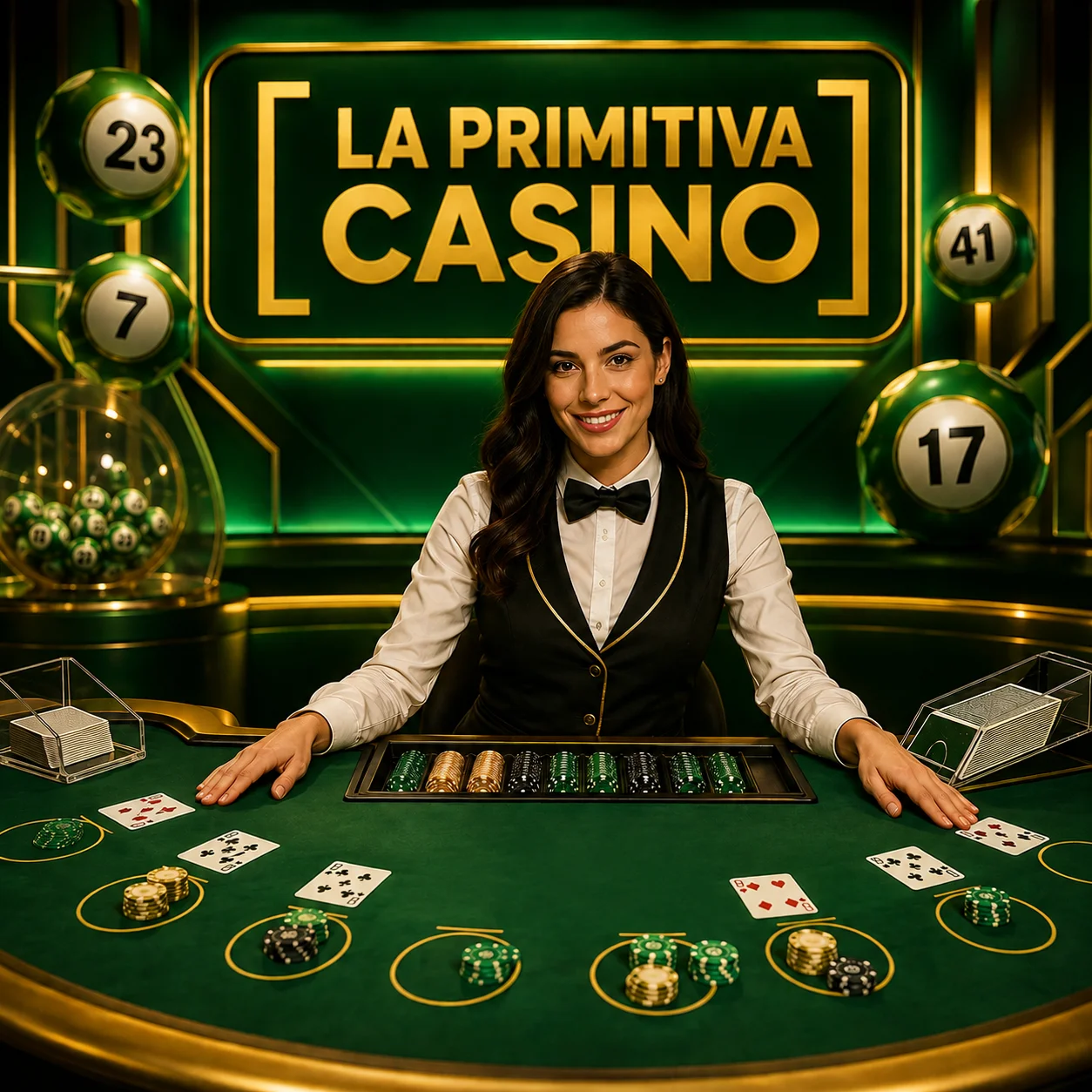 Ruleta y blackjack en directo — La Primitiva Casino